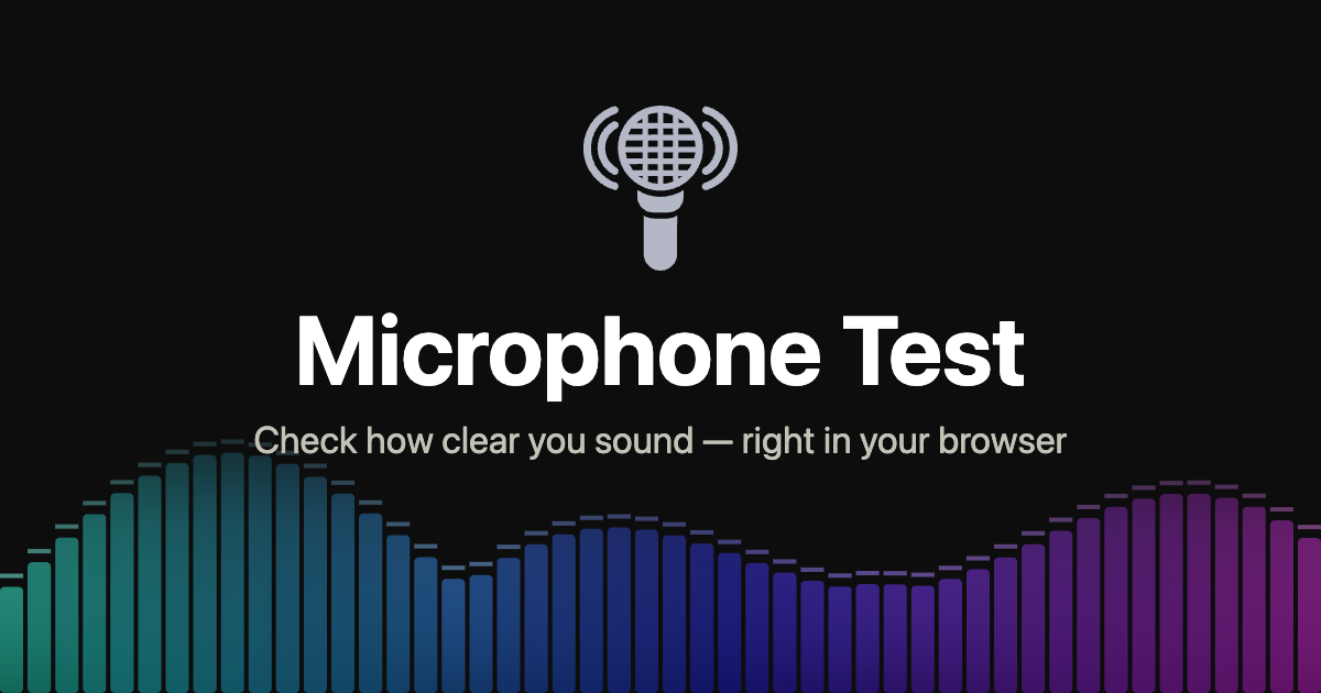 Microphone Test